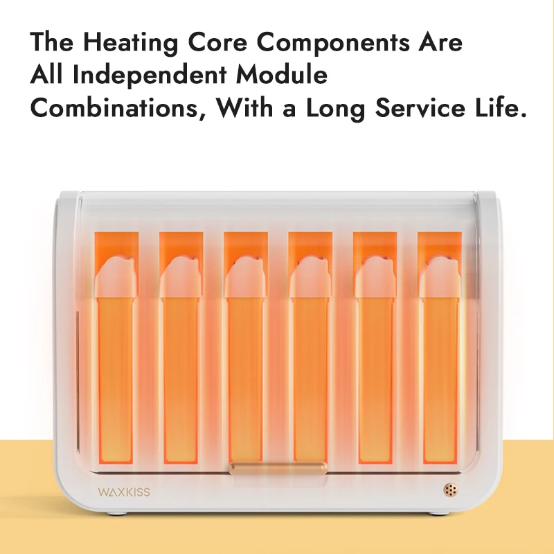 Factory Price OEM&ODM Multifunctional 6 In 1 600ml Cartridge Wax Warmer Quick-Heating Wax Heater Roll On For Cartridge Wax