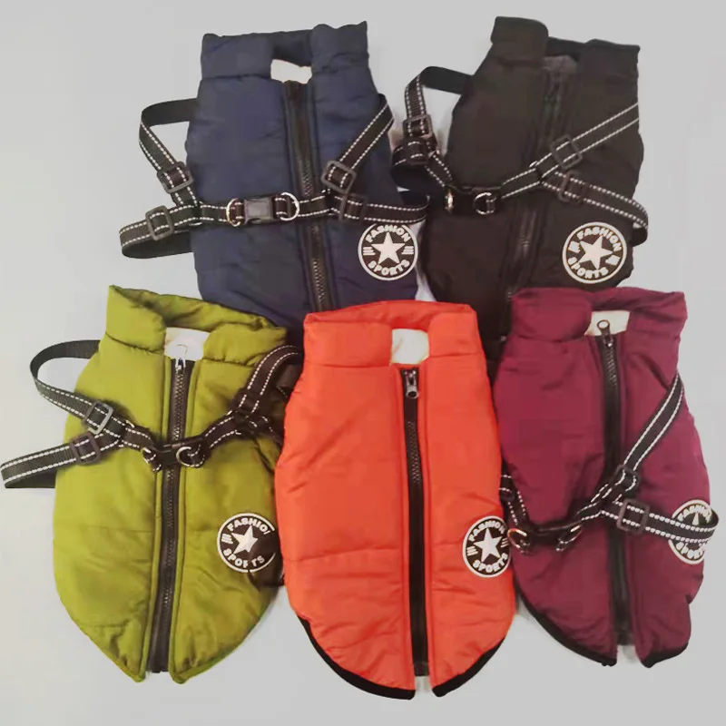 Custom Logo Keep Warm Pet Winter Clothes Multicolor Dog Fashion Pet Clothes For Winter