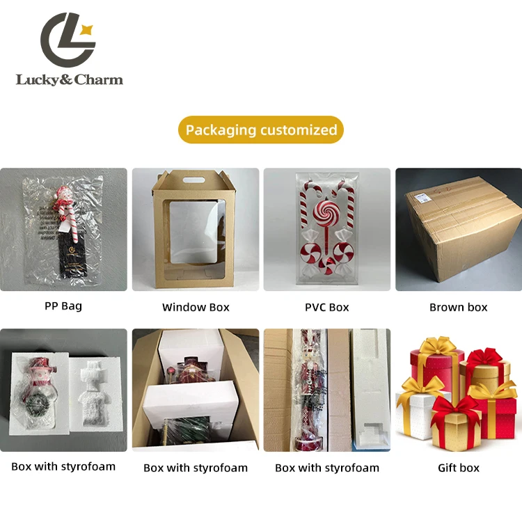 Good Price Custom Outdoor Christmas Decor Resin Commercial Reindeer Statue With LED Light