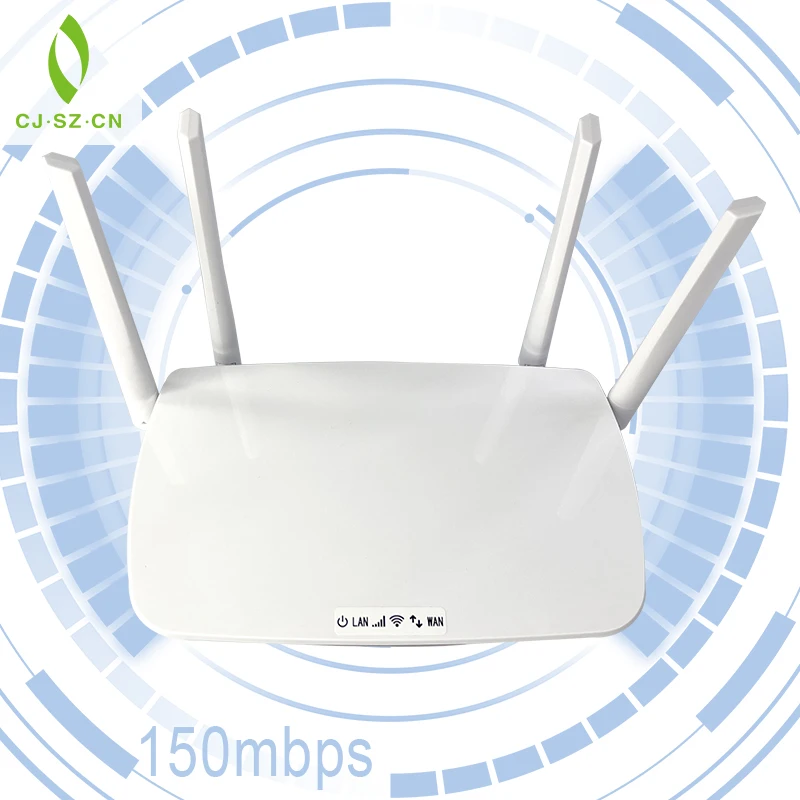 tendencia 2022 4G LTE Modem CPE Routers Wi-Fi Router 150Mbps 4g lte cpe  Mobile Wifi Hotspot With Sim Card Slot car wifi router