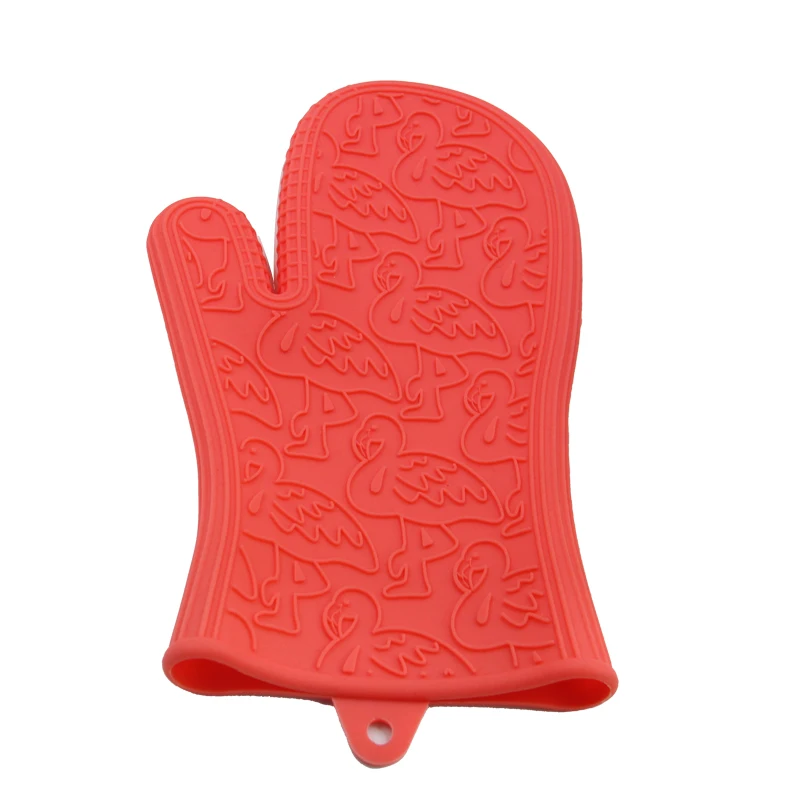 Silicone Heat-Resistant Mitt Cooking Barbecue Gants Silicone Kitchen Microwave Mittens