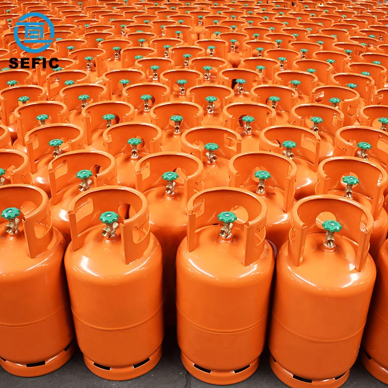 Factory Direct Sales 12.5kg Reusable Lpg Cylinders Liquefied petroleum gas cylinder LPG Steel Gas Bottle Tank