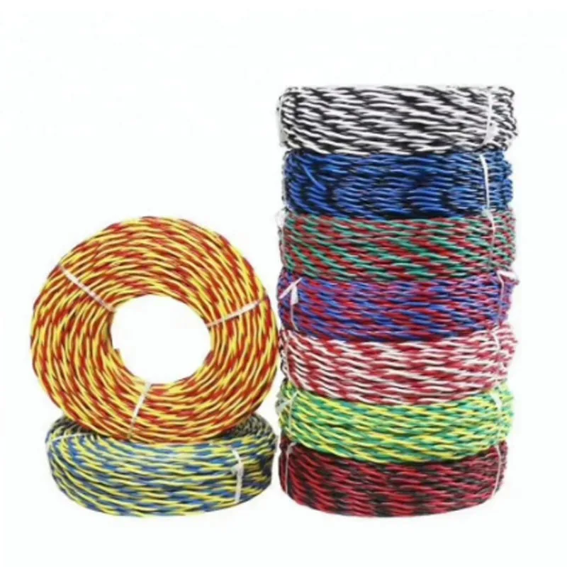 Szadp фабрики 2 ядра и т. д. вы можете использовать гибкий электрический кабель 450/750V ПВХ витая Электрический провод