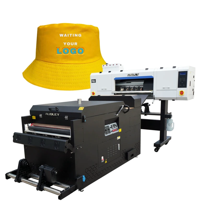 Audley 4 head  digital printer dtf  t shirt printing machine 60cm eps i3200 dtf printer supplier