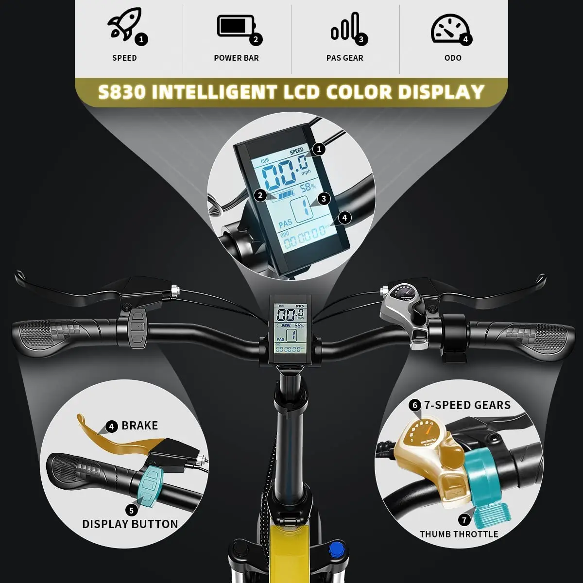 ZHENGBU OEM ODM US Stock 750w Powerful 20 Inch LG 48V 12.8AH Lithium Folding Mountain Ebike Electric Fat Tire Bike Bicycle