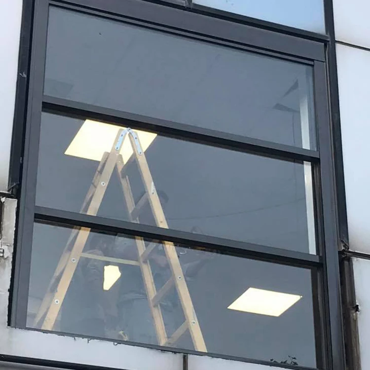 Deda vertical sliding windows Electric  for sunroom villa bar sliding lift minimalist window  aluminum sliding glass window