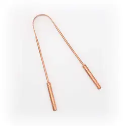 Hot Sales Premium 100% Rose Gold Copper Metal U Shaped Tongue Scraper for Your Tongue Tongue Cleaner