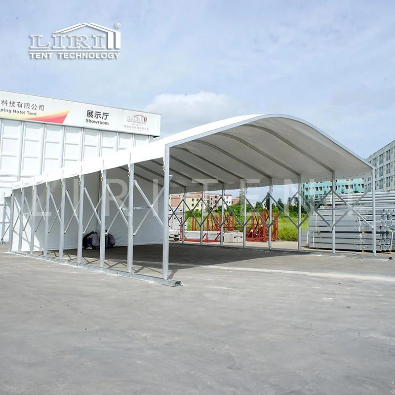 8x12 м белый гибкий навес для мобильных устройств