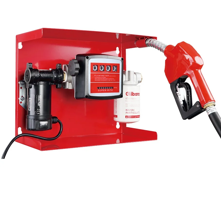 Portable fuel dispenser equipment Diesel Transfer Pump Kit with filter 12v electric fuel transfer pump