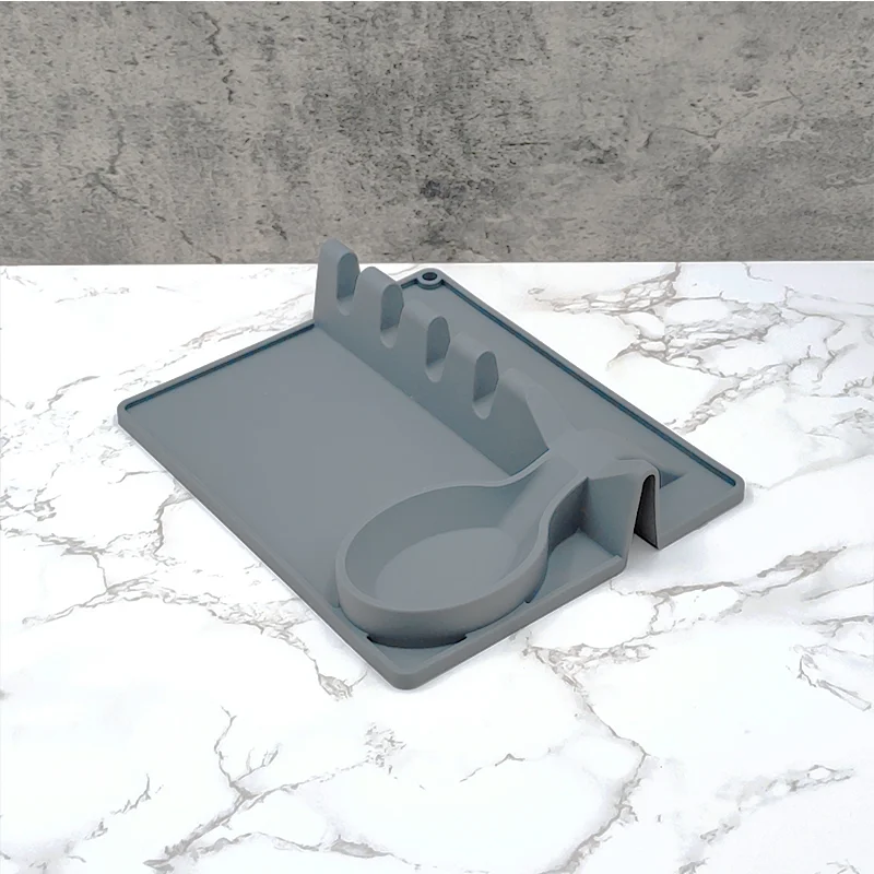 Кухонный силиконовый подставка для ЛОПАТКИ с держателем для ложки, подставка для ложки