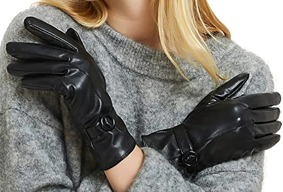 New Design Custom Fashion Women Dress Real Leather Gloves /Winter Ladies Dressing Original Leather Gloves