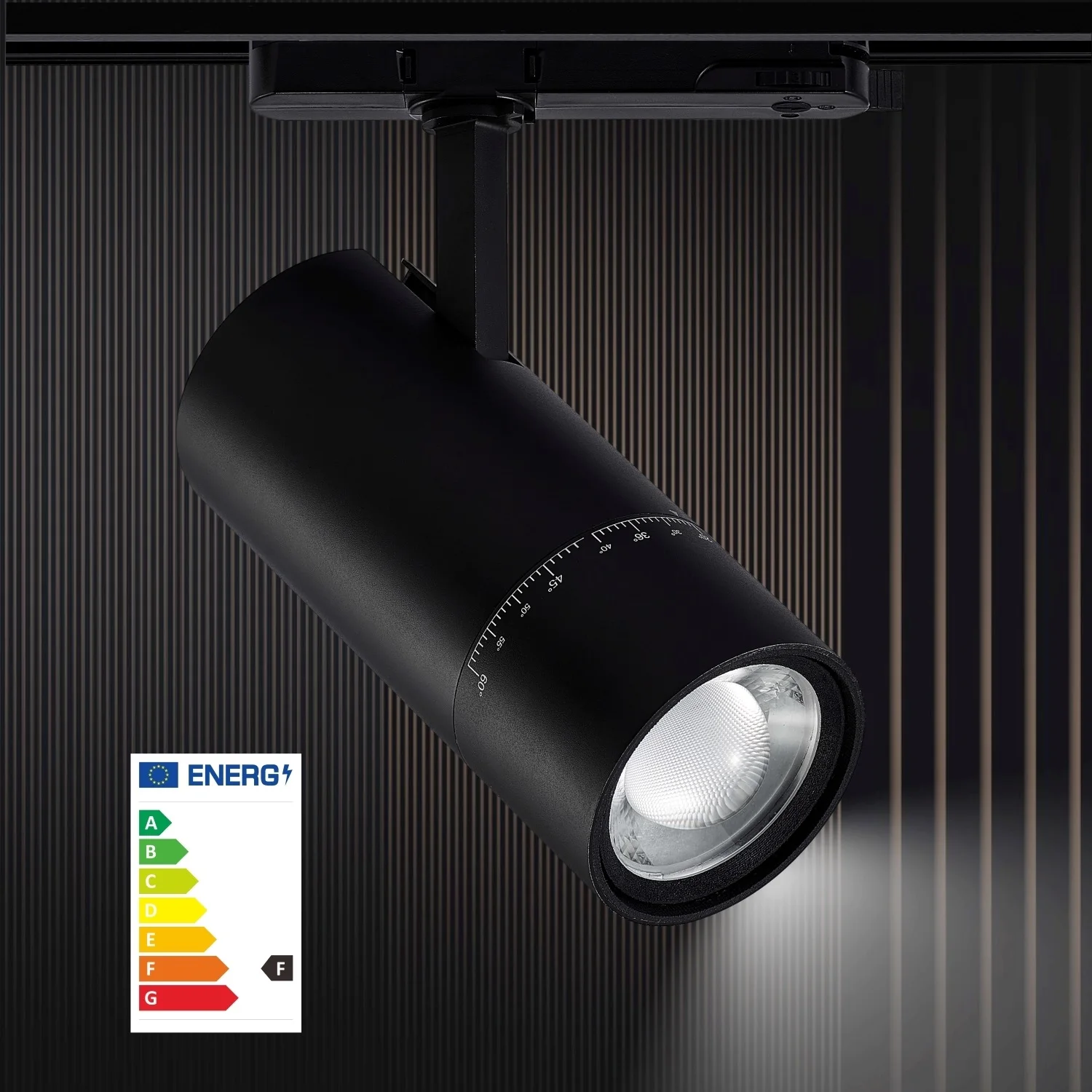 Beam Angle Changeable Zoom Power Tunable Dimming CCT High Quality 10W 20W 25W 30W 35W COB LED Adjustable Track Rail Spot Light