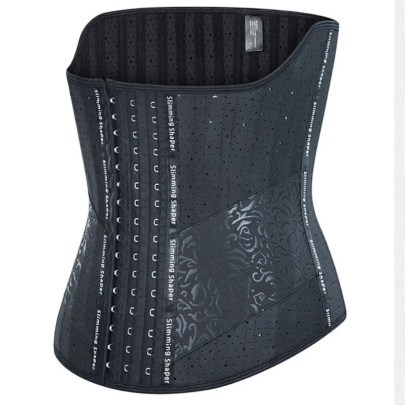 2024 25 steel 2 belts women waist trainer corset sexy latex body shaping clothes