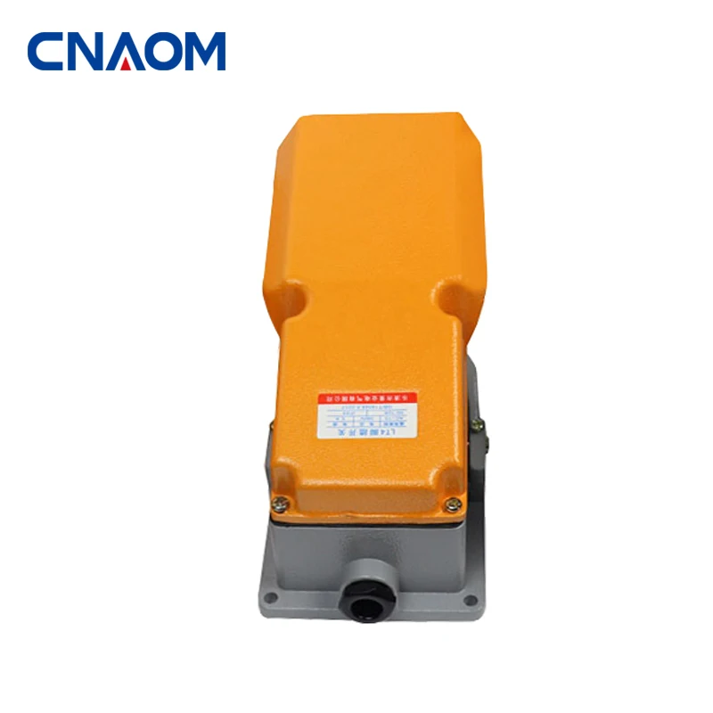 wholesale Material Aluminum 5A 15A AC 230V 380v LT4 Foot Switch Pedal Switch