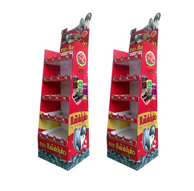 custom high quality retail store promotion recycle stand corrugated cardboard display racks