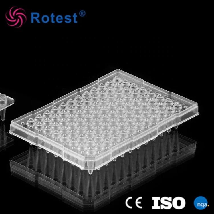 Chemical Lab Supplies 96-well Pcr Plate With Skirt Medical Pcr Plates Tissue Cell Culture Plate