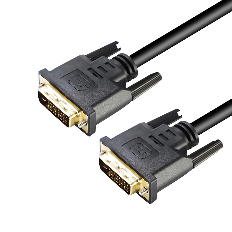 High Speed Customized Dual Link 1080P Gold Plated Dvi 24+1 Male Dvi To Dvi Cable