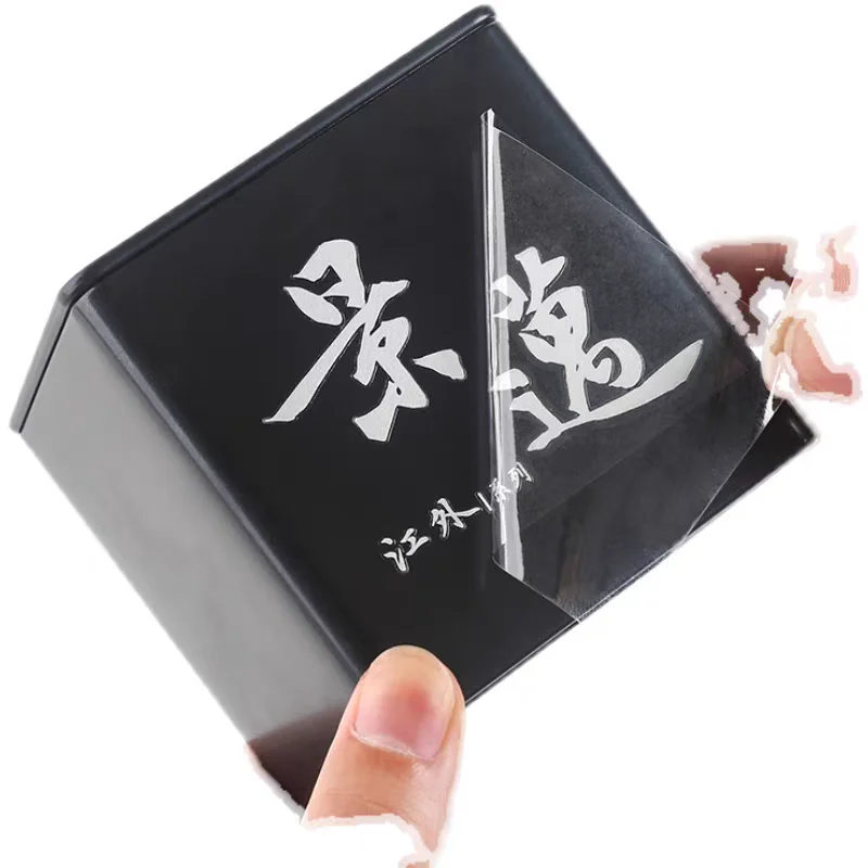 Uv Transfer Sticker for bottle Logo Custom Hollow Separation Self-adhesive Label Trademark Word Sticker