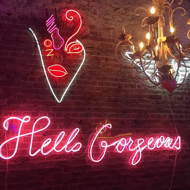 Hello Neon Light Signs LED Neon Word Sign Neon Letters Light Art Decorative Lights Wall Decor for Children Baby Room Hose Bar