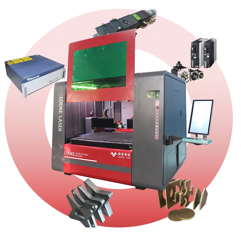 High Standard 1390 6090 Metal Cutting Laser Fiber Laser Sheet Metal Cutting Machine 3kw 6kw Fiber Metal Laser Cutting Machine