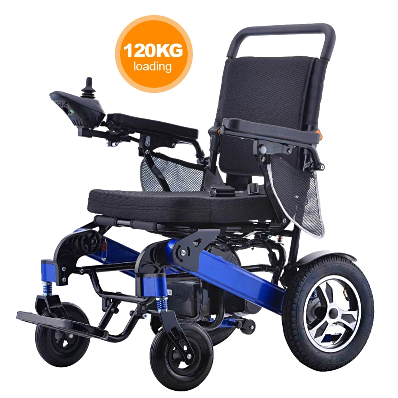 360° Intelligent Remote Control Foldable And Easy To Operate Electric Wheelchair Designed For Disabled Elderly People