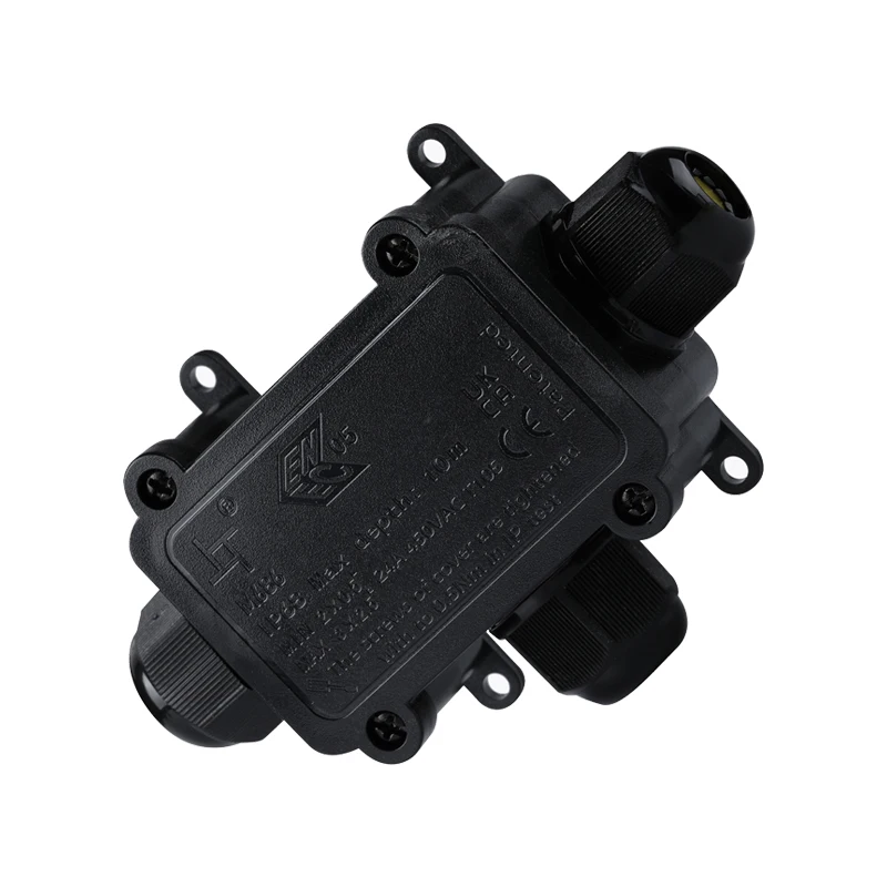 Greenway 1 in 2 out custom plastic IP68 waterproof enclosure junction box product