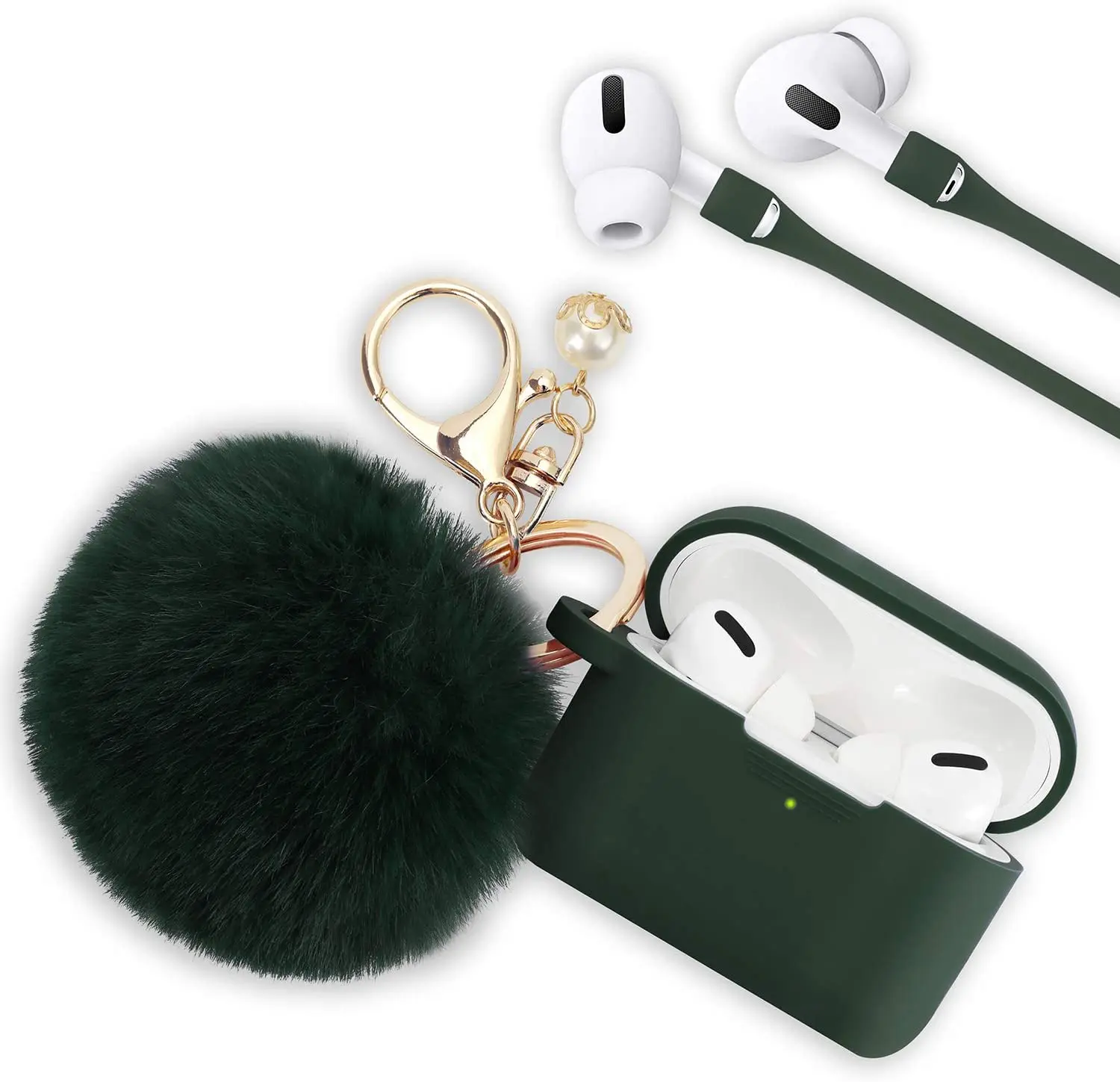  Чехол для Apple Airpod Pro оптовая продажа мягкий силиконовый резиновый чехол с мягким шариком и