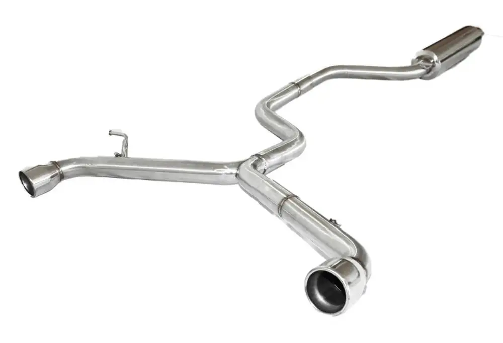 SS Dual Cat back Exhaust fits for V*W GOLF GTI MK7 15-17 2.0T