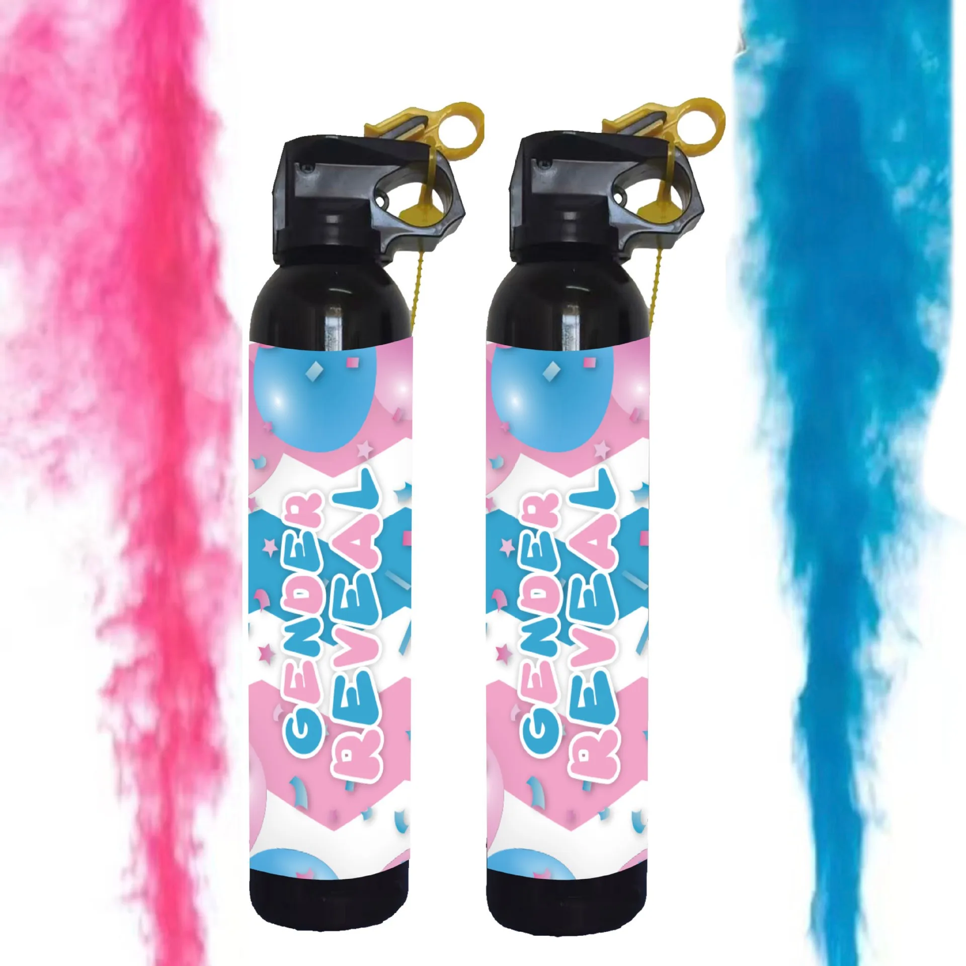 Blue Pink Gender Reveal Fire Extinguisher Party Supplies Gender Reveal Party Supplies Powder Blaster Spray Smoke Cannons