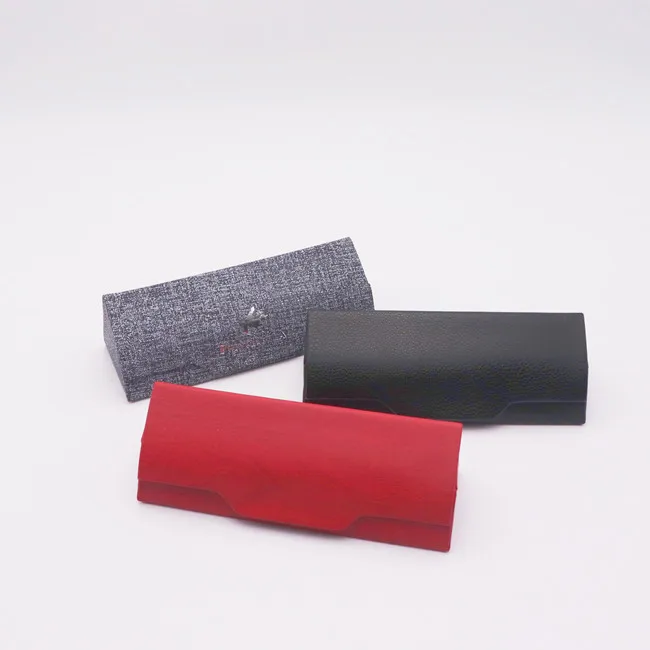 Factory cheap hot sale sunglasses case glasses case high quality glasses case with red/yellow