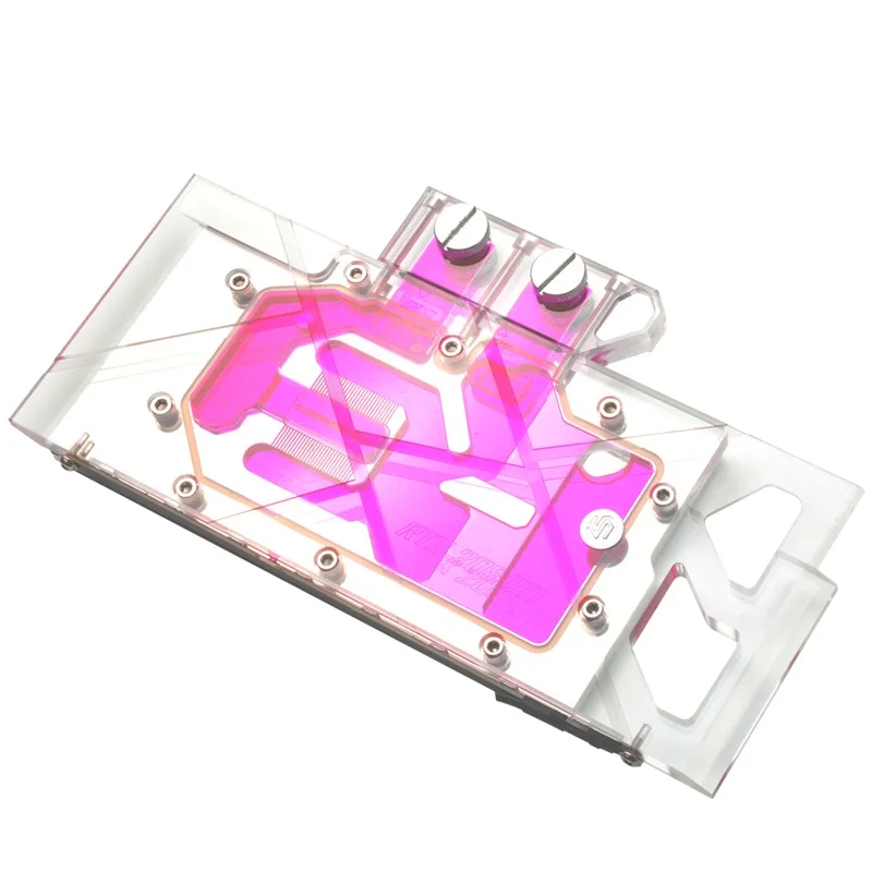 Водяной блок Syscooling GPU для GPU RTX 2080/2080Ti, полностью закрывающий блок водяного охлаждения с поддержкой RGB