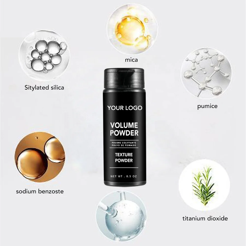 professional strong hold styling texturizing strong hold hair volume powder wax for men private label