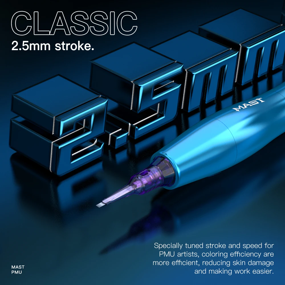 Dragonhawk Mast P20  wireless pen tattoo machine battery kit rotary gun for tattoo permanent makeup/smp PURPLE