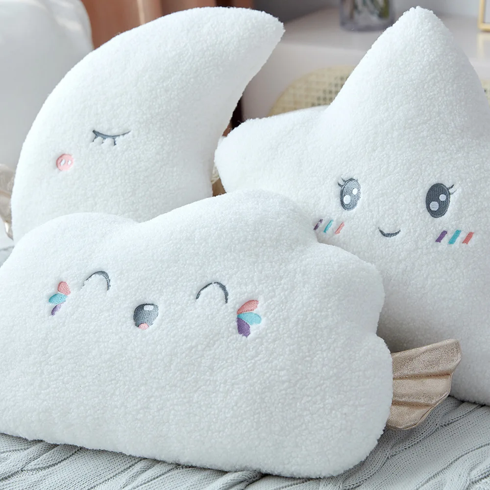 Lovely angel children room decoration photo background pillow cushion sofa bedside pillow office nap artifact