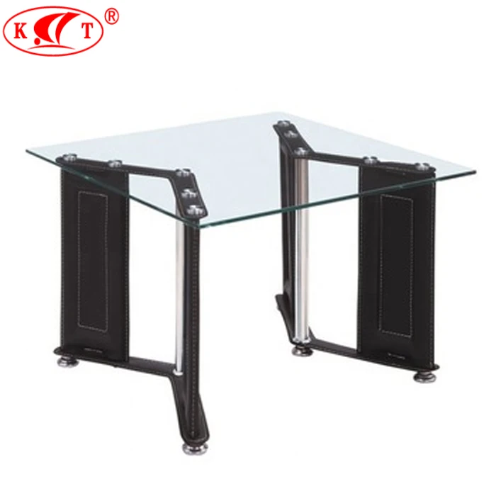 
Wholesale cheap Home Furniture Italy NEW Design End Table PVC frame Latest Teapoy Glass Coffee Table 