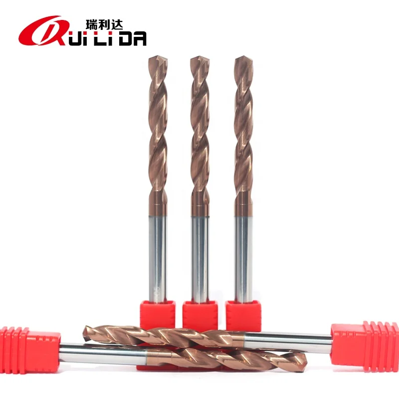 HRC 55 Tungsten Solid Carbide Twist Drill Bit for Cast Iron with 6mm