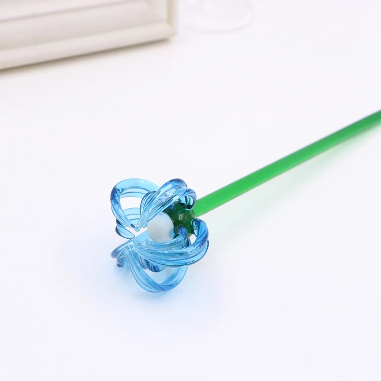 All kinds of  flowers sculpture long stem glass all kinds of flowers