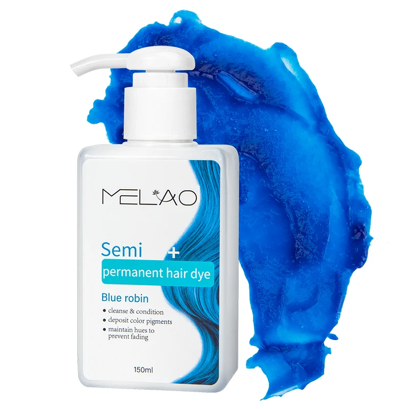 Wholesale Private Label Enhance  Deepen Natural Color-Treated Hair  Semi-permanent hair dye for 18 colors Coverage