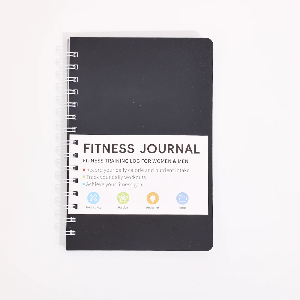 IMODA Stationery A5 Fitness&Food Journal Nutrition&Workout Planner for Tracking, Progress, and Achieving Your Wellness Goals