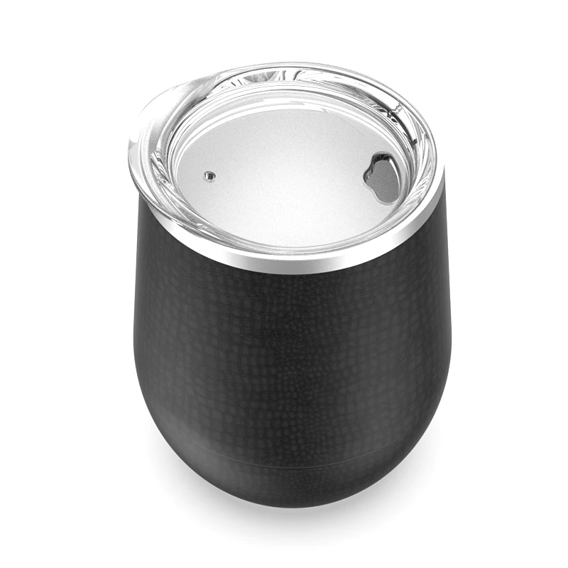 Wholesale free sample sublimation stainless steel mug reusable cups with lids coloured tumbler red wine  tumbler