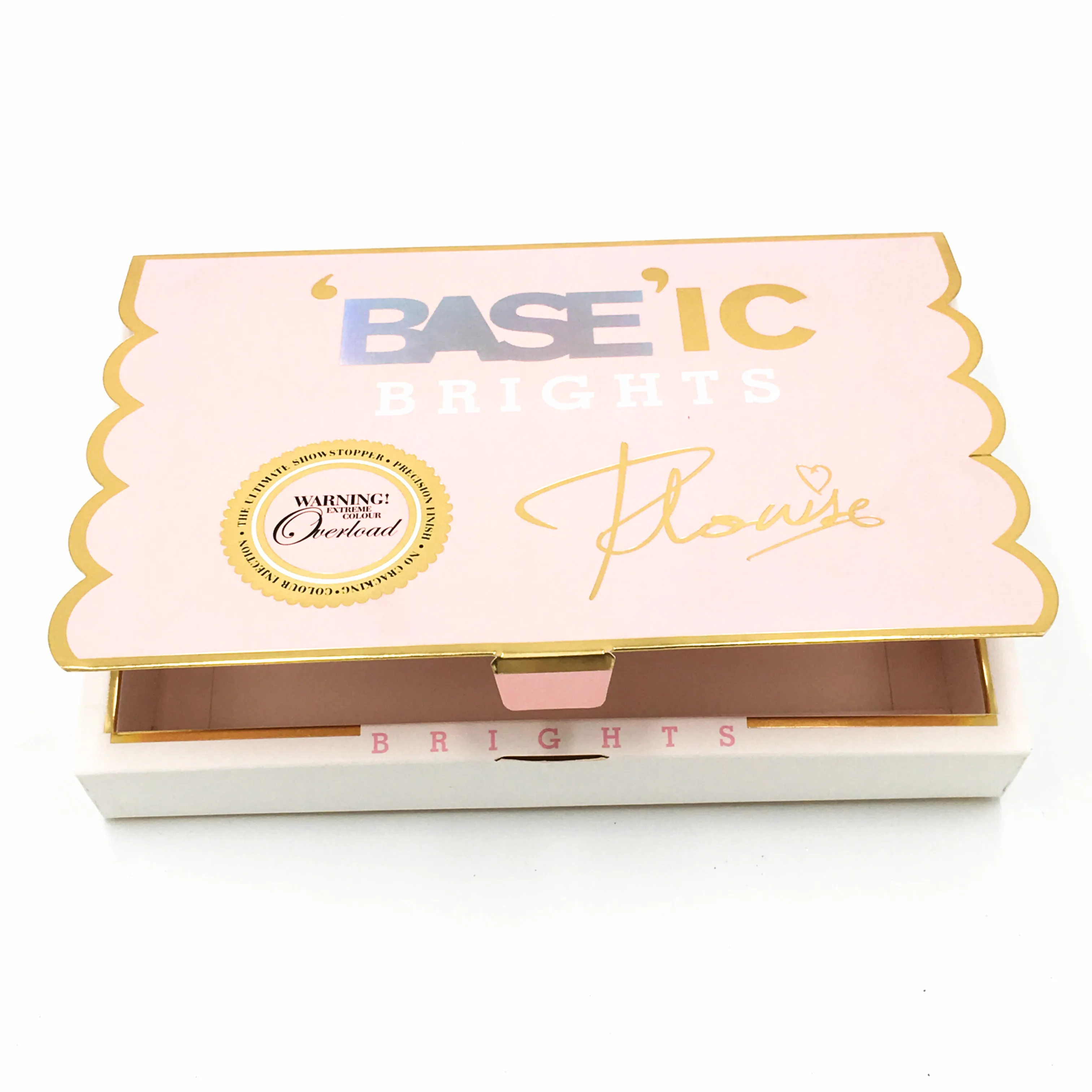 
custom size box made elegent design hot stamping cardboard paper box 