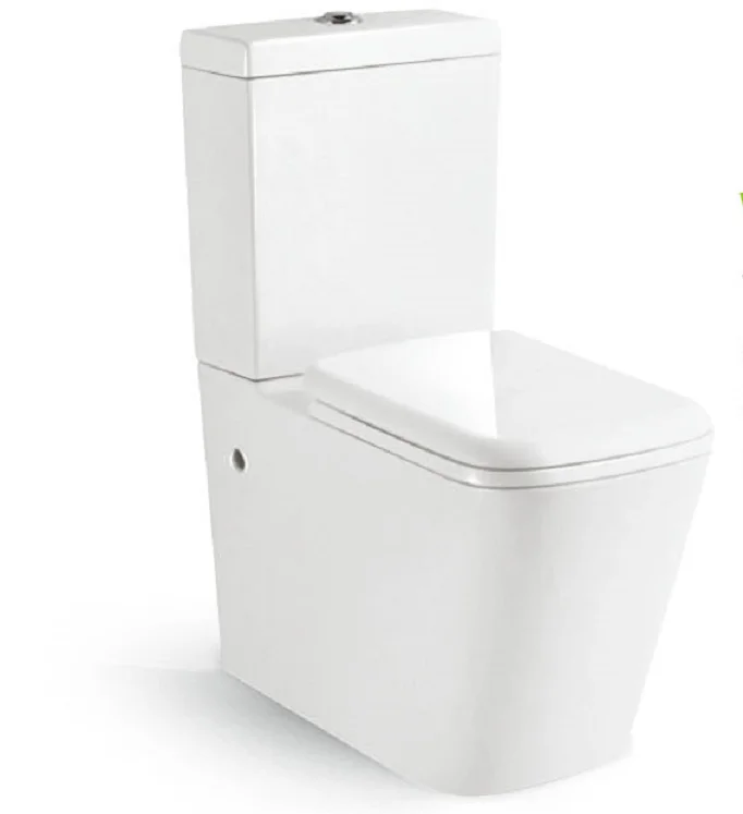 Australia types ceramic wash down two piece toilet
