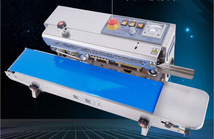 Auto Continuous Sealing Machine Horizontal Sealer Automatic  Membrane Bag Film Band Sealer