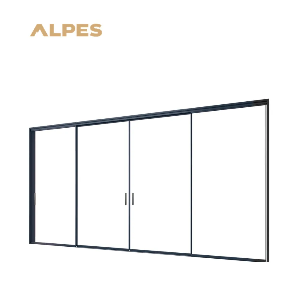 SHINE Modern Narrow Frame Casement Aluminium Interior Glass Door Finished Home Office Application Competitive Price