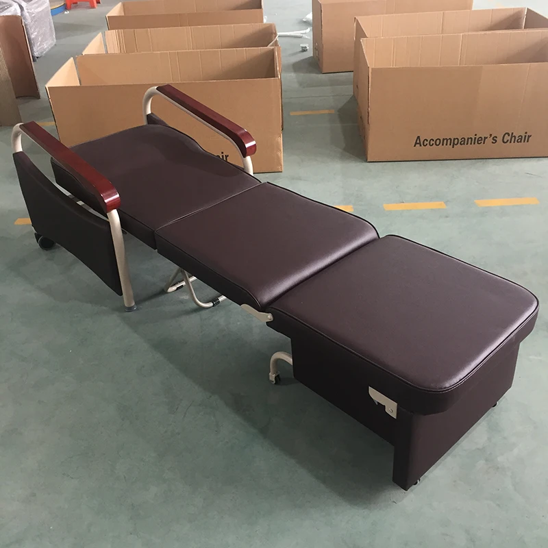 MN-PHY006 Hospital Furniture Comfortable Patient Room Accompany Chair