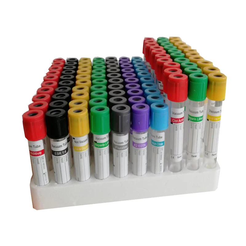 Test Tubes Blood Collection Pressure Tubing  Collection