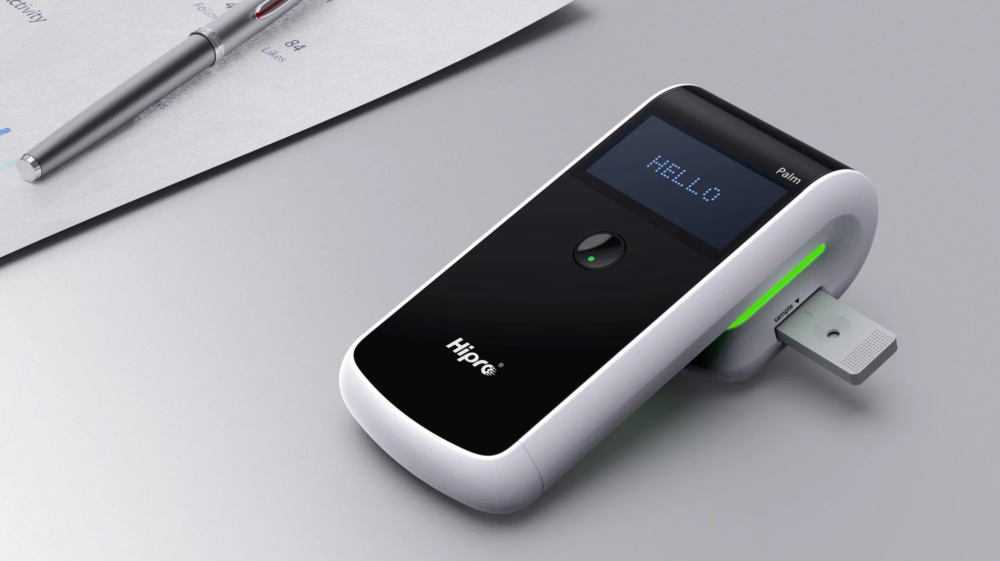 One touch portable Fluorescence immunoassay analyzer Palm F  for TT3 TT4 TSH thyroid function self test rapid test