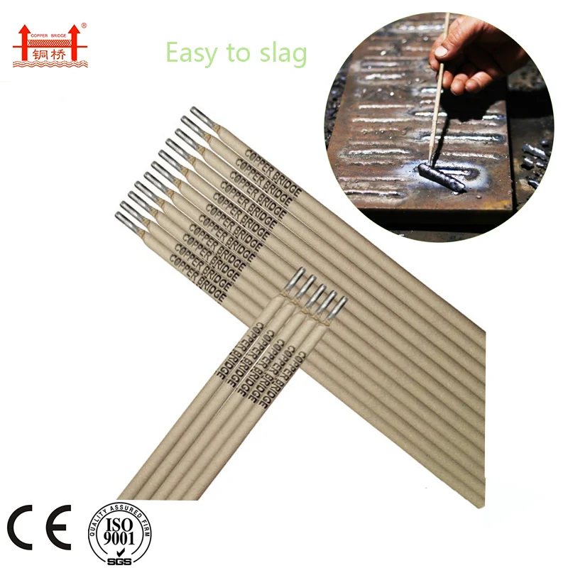 Wholesale Cast Iron Welding Wire Rods Golden Bridge Length Grey Royal Kenya Welding Electrodes J422 3.2 6013