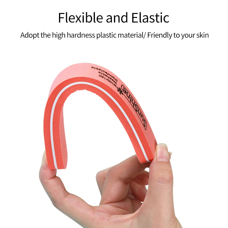 High Quality 2 way Sponge Nail Polish File Buffer shining file OEM Custom logo