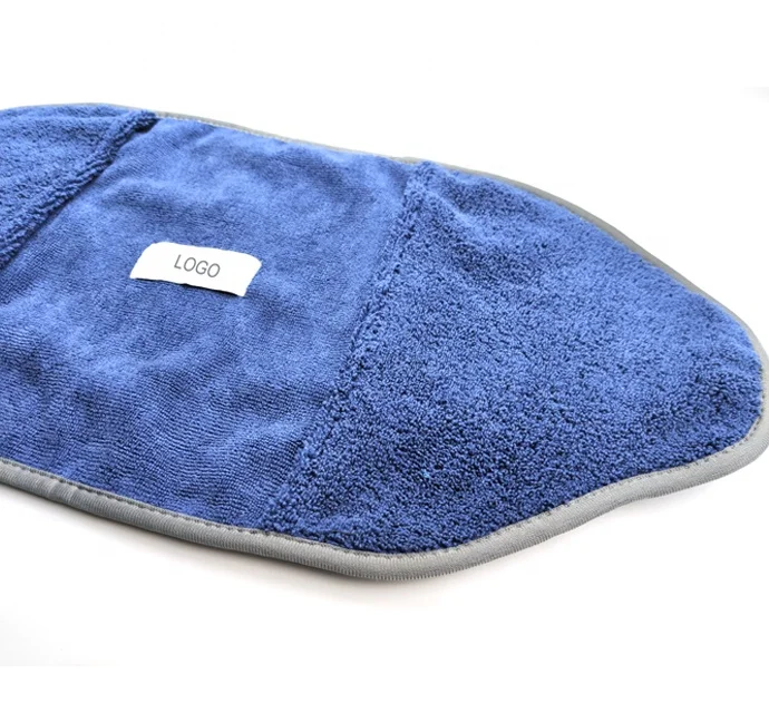 2 In 1 Pets Cleaning Microfiber Glove Brush Towel, Pets Bath Cleaning Towel